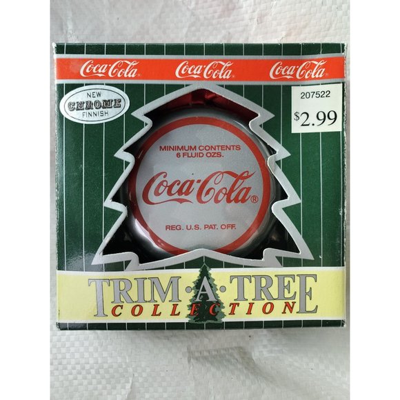 1994 Coca-Cola Trim A Tree Collection Bottle Cap Ornament - Santa - Picture 2 of 4